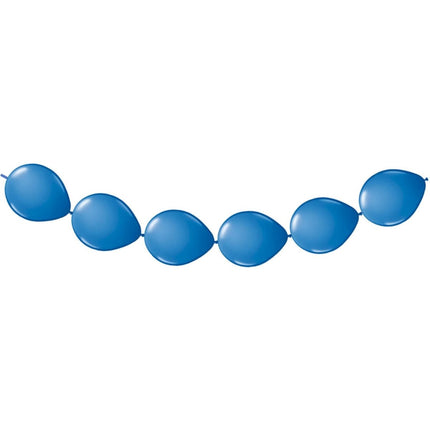 Blauwe Ballonnenslinger 3m 8st van Folat koop je bij Partywinkel