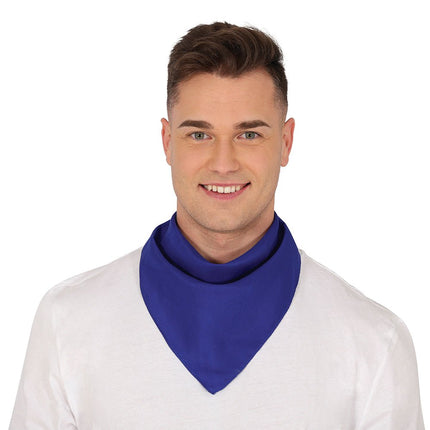 Blauwe Bandana 54cm van Fiestas Guirca koop je bij Partywinkel