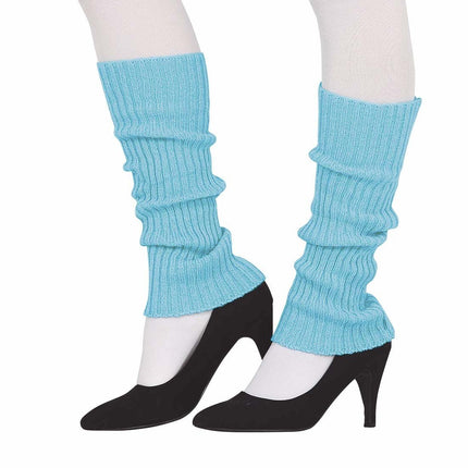 Blauwe Beenwarmers Neon van Fiestas Guirca koop je bij Partywinkel
