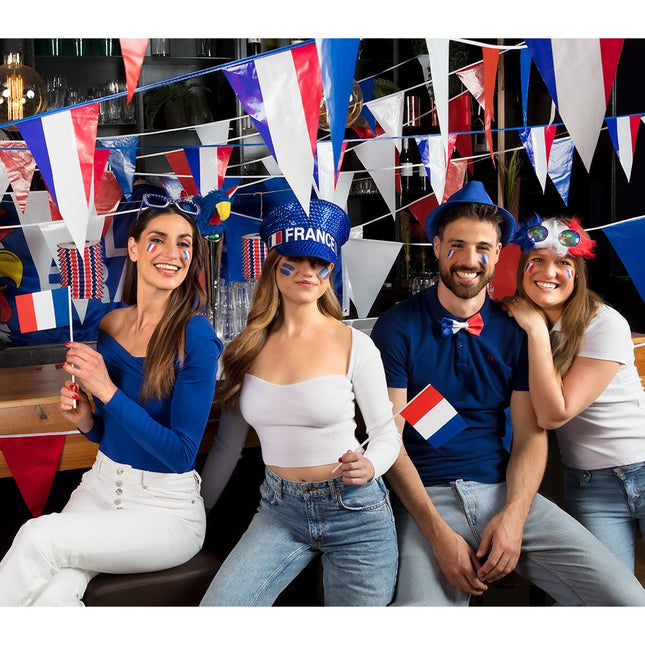 Blauwe Bril Glitters van Boland koop je bij Partywinkel