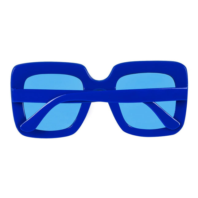 Blauwe Bril Glitters van Boland koop je bij Partywinkel