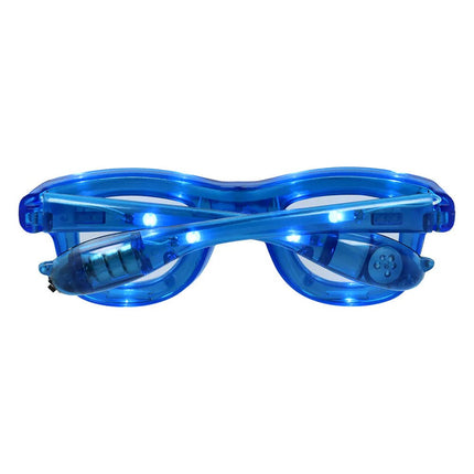 Blauwe Bril Met Led van Boland koop je bij Partywinkel