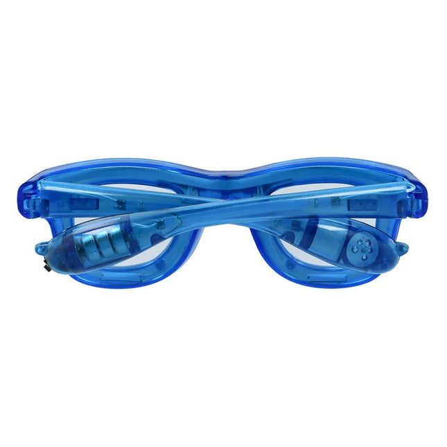 Blauwe Bril Met Led van Boland koop je bij Partywinkel