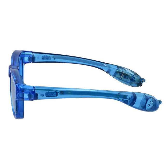Blauwe Bril Met Led van Boland koop je bij Partywinkel