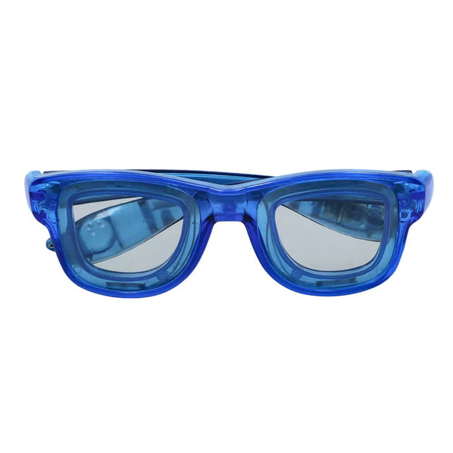 Blauwe Bril Met Led van Boland koop je bij Partywinkel