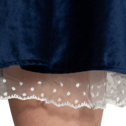 Blauwe Dirndl Jurk Oktoberfest Lily van Partychimp koop je bij Partywinkel