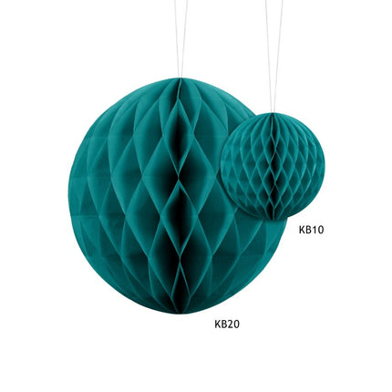 Blauwe Honeycomb van Partydeco koop je bij Partywinkel