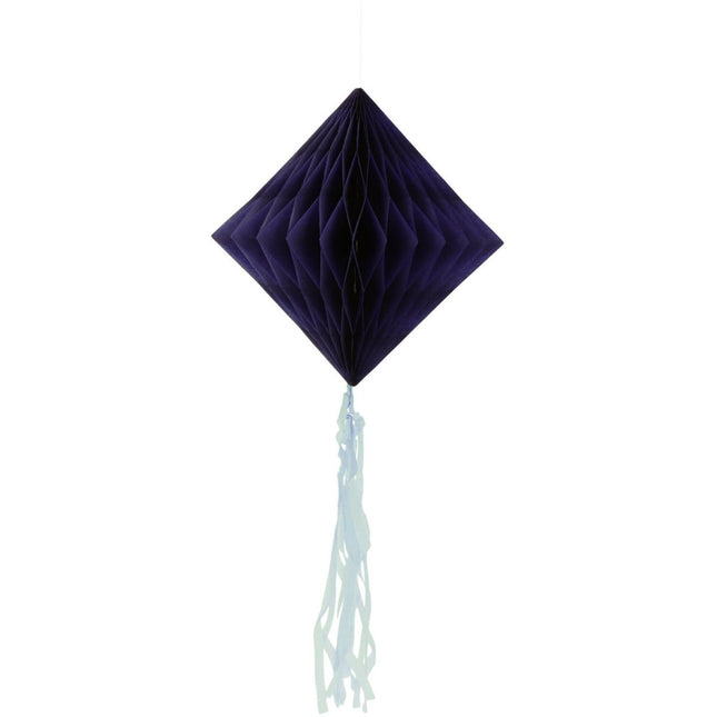 Blauwe Honeycombs 30cm 3st van Folat koop je bij Partywinkel