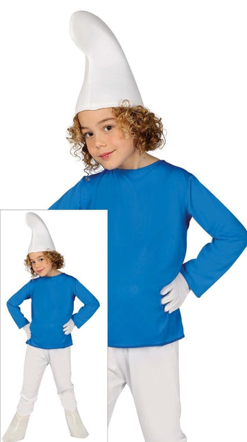 Blauwe Kabouter Kind van Fiestas Guirca koop je bij Partywinkel