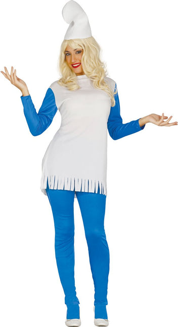 Blauwe Kabouter Kostuum Dames van Fiestas Guirca koop je bij Partywinkel