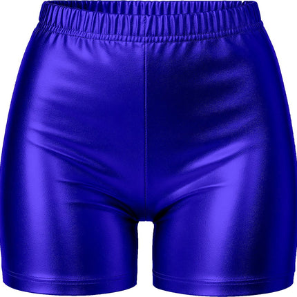 Blauwe Korte Broek Metallic van Fiestas Guirca koop je bij Partywinkel
