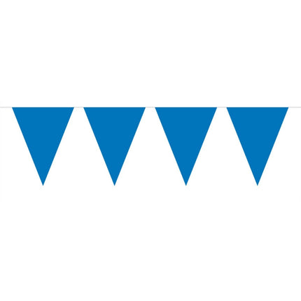 Blauwe Mini Vlaggenlijn - 3 meter van Folat koop je bij Partywinkel