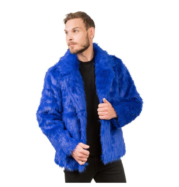 Blauwe Nepbontjas van CHAKS koop je bij Partywinkel