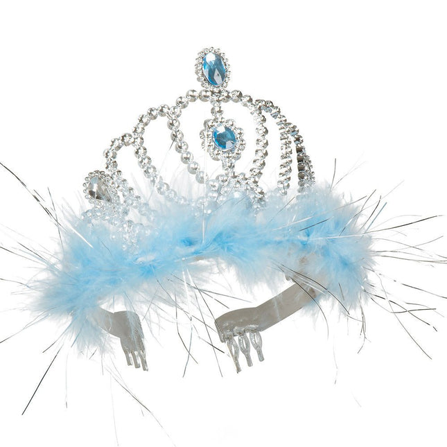 Blauwe Prinsessen Kroon Diamanten van Boland koop je bij Partywinkel