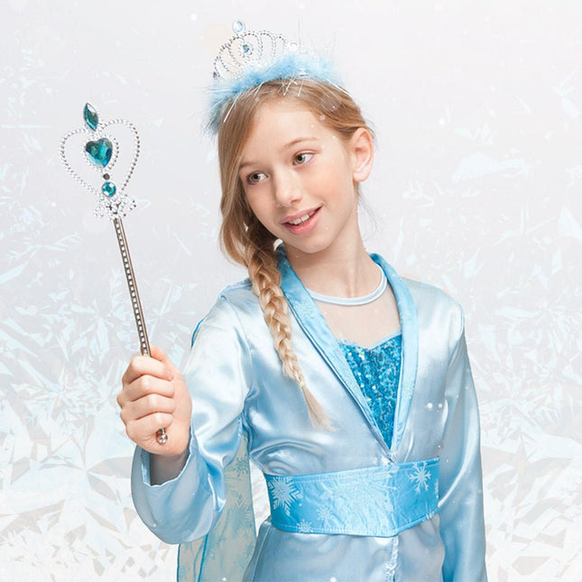 Blauwe Prinsessen Kroon Diamanten van Boland koop je bij Partywinkel