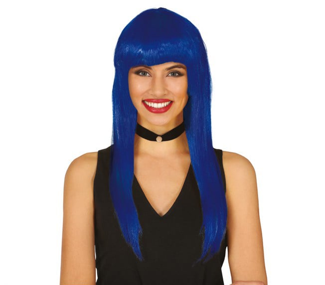 Blauwe Pruik Pony van Fiestas Guirca koop je bij Partywinkel