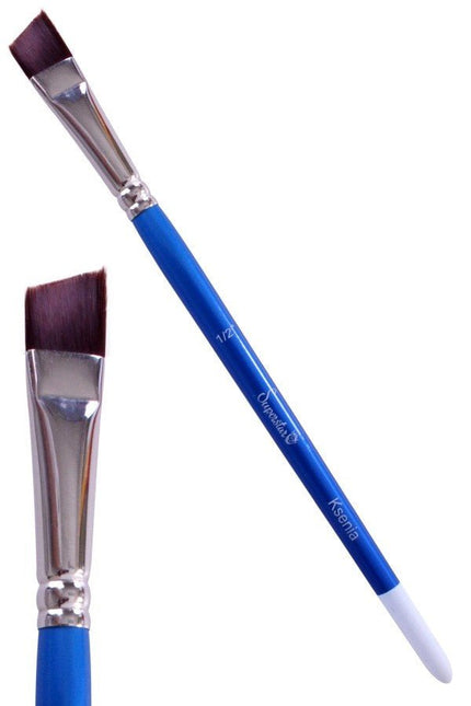 Blauwe Schmink Penseel Angle Nr.1/2 van Superstar koop je bij Partywinkel