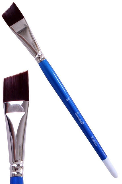 Blauwe Schmink Penseel Angle Nr.3/4 van Superstar koop je bij Partywinkel