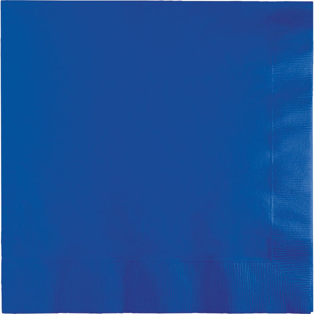 Blauwe Servetten 33cm 20st van Creative Converting koop je bij Partywinkel