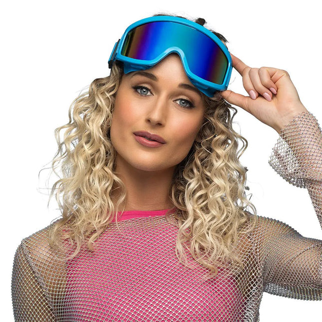 Blauwe Skibril van Boland koop je bij Partywinkel