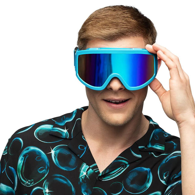 Blauwe Skibril van Boland koop je bij Partywinkel