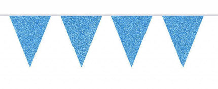 Blauwe Slingers Glitter 6m van WeFiesta koop je bij Partywinkel