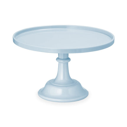 Blauwe Taartplateu 24cm van Partydeco koop je bij Partywinkel