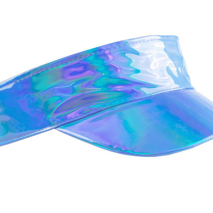 Blauwe Zonneklep Metallic van Wilbers & Wilbers koop je bij Partywinkel
