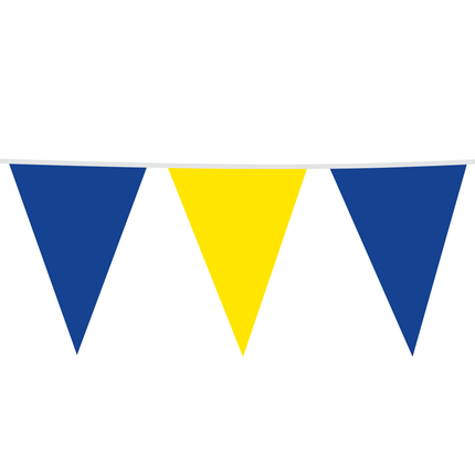 Blauw/Geel XL Slingers 10m van WeFiesta koop je bij Partywinkel