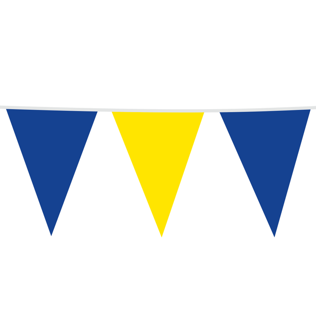 Blauw/Geel XL Slingers 10m van WeFiesta koop je bij Partywinkel