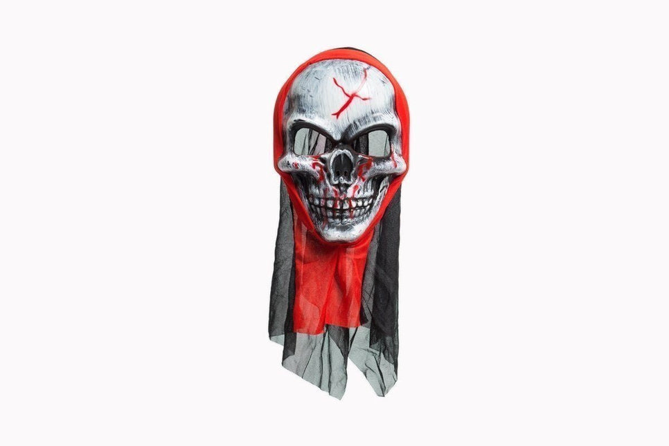 Bloederige Schedel Masker van Partychimp koop je bij Partywinkel