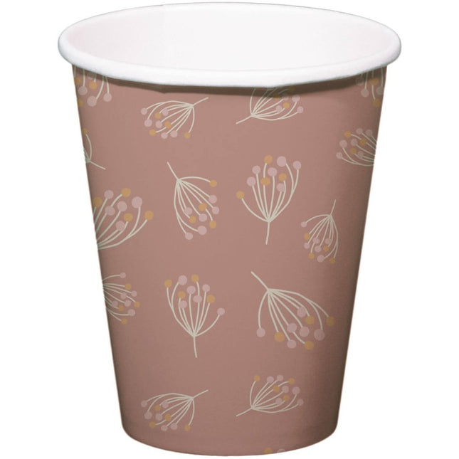Bloemen Bekers Babygirl 250ml 8st van Folat koop je bij Partywinkel