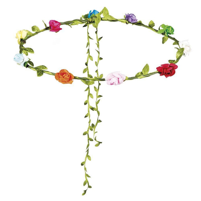 Bloemen Haarband Deluxe van Boland koop je bij Partywinkel