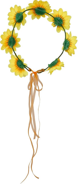 Bloemen Haarband Geel van Fiestas Guirca koop je bij Partywinkel
