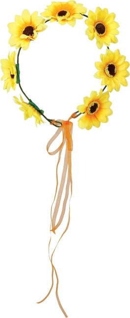 Bloemen Haarband Geel van Fiestas Guirca koop je bij Partywinkel