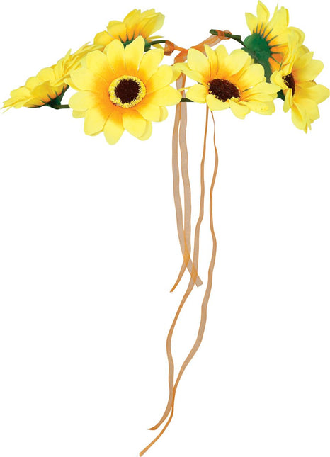 Bloemen Haarband Geel van Fiestas Guirca koop je bij Partywinkel