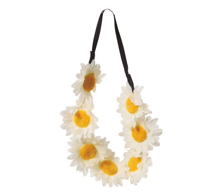 Bloemen Haarband Madeliefje Deluxe van Fiestas Guirca koop je bij Partywinkel