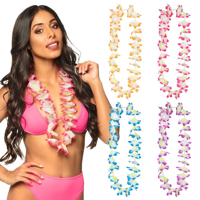 Bloemen Hawaii Krans 4st van Boland koop je bij Partywinkel