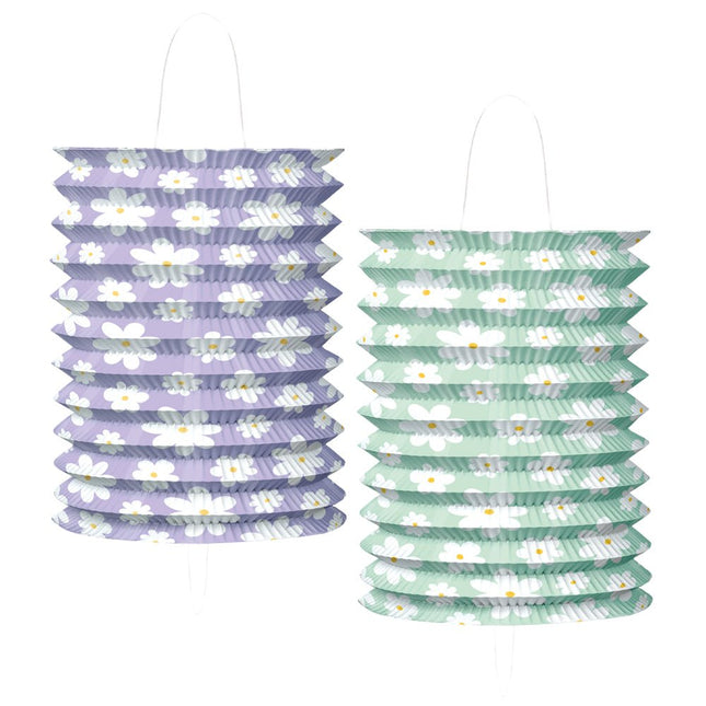 Bloemen Lampionnen Madeliefjes 2st van WeFiesta koop je bij Partywinkel