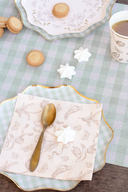 Bloemen Servetten 33cm 12st van Partydeco koop je bij Partywinkel