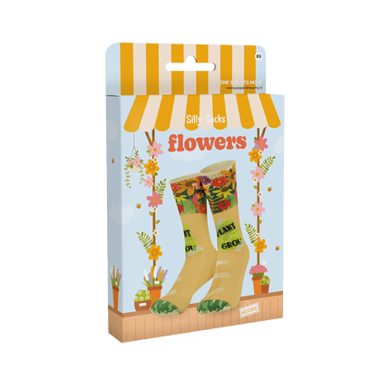 Bloemen Sokken One Size van Paper Dreams koop je bij Partywinkel