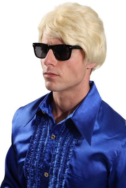 Blonde Heren Pruik van Orlob koop je bij Partywinkel