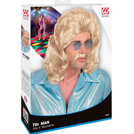 Blonde Pruik 70'S van Widmann koop je bij Partywinkel