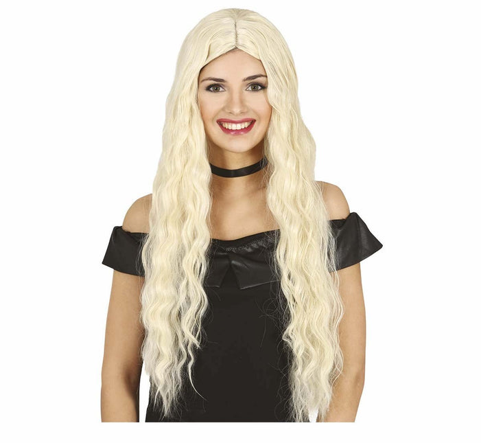 Blonde Pruik Golvend van Fiestas Guirca koop je bij Partywinkel