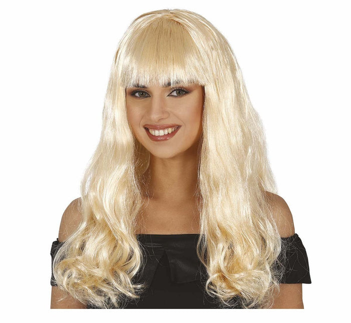 Blonde Pruik Lang Haar van Fiestas Guirca koop je bij Partywinkel