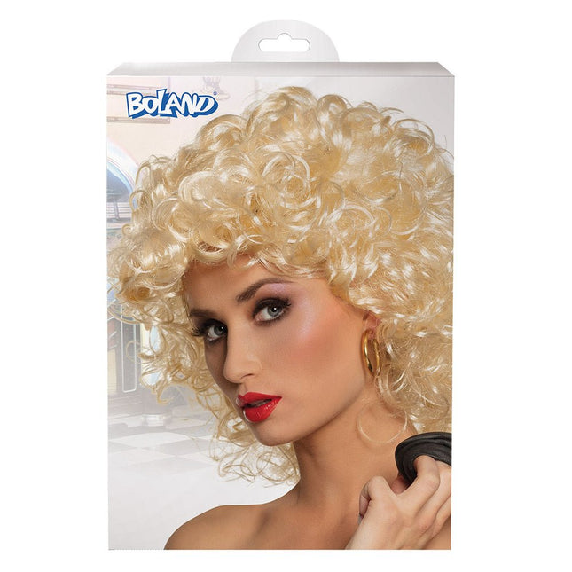 Blonde Pruik Sandy van Boland koop je bij Partywinkel