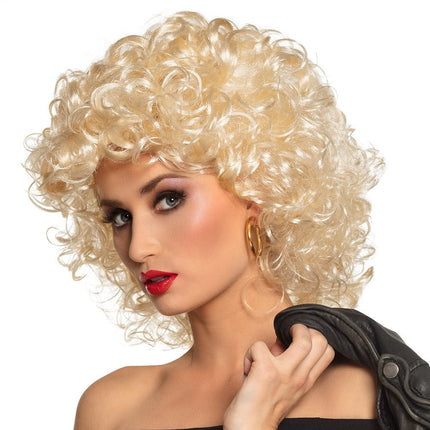 Blonde Pruik Sandy van Boland koop je bij Partywinkel
