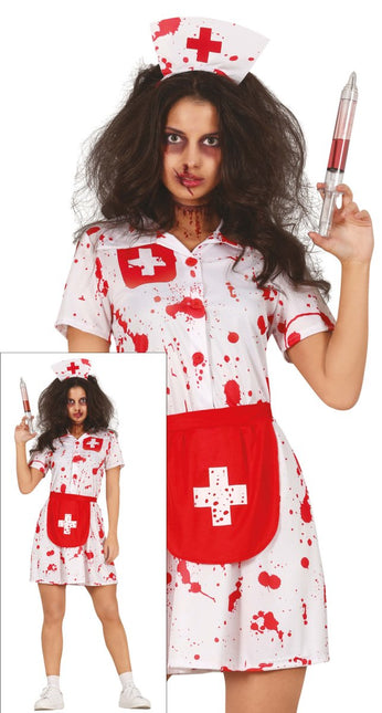Verpleegster Jurk Bloody 2 delig van Fiestas Guirca koop je bij Partywinkel
