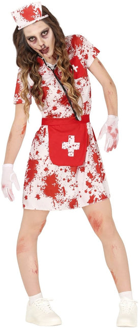 Verpleegster Jurk Bloody 2 delig van Fiestas Guirca koop je bij Partywinkel