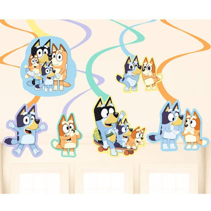 Bluey Hangdecoratie 6st van Riethmueller koop je bij Partywinkel